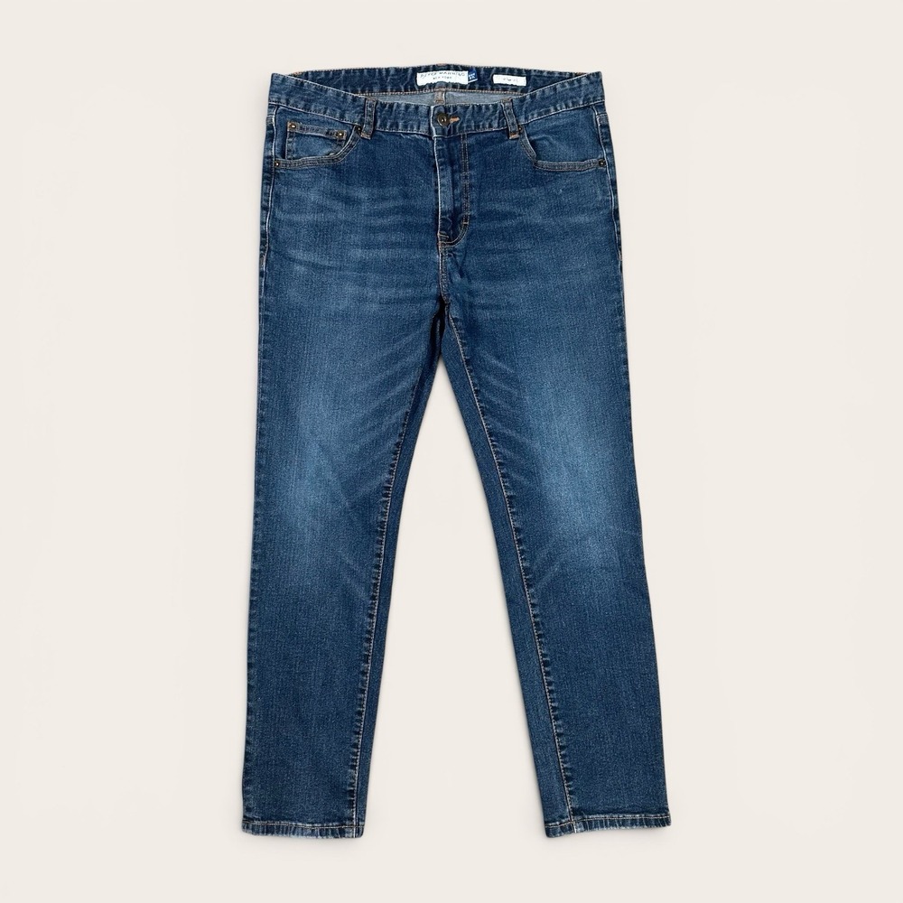 Peter Manning Jeans Mens Sz 33x26* Skinny Fit PMNYC Denim Wash EUC